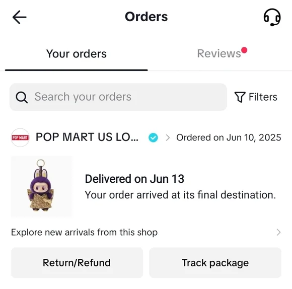 💜Authentic Pop Mart, Labubu X Pronounce - Wings Of Fortune Vinyl Plush - Picture 9 of 9